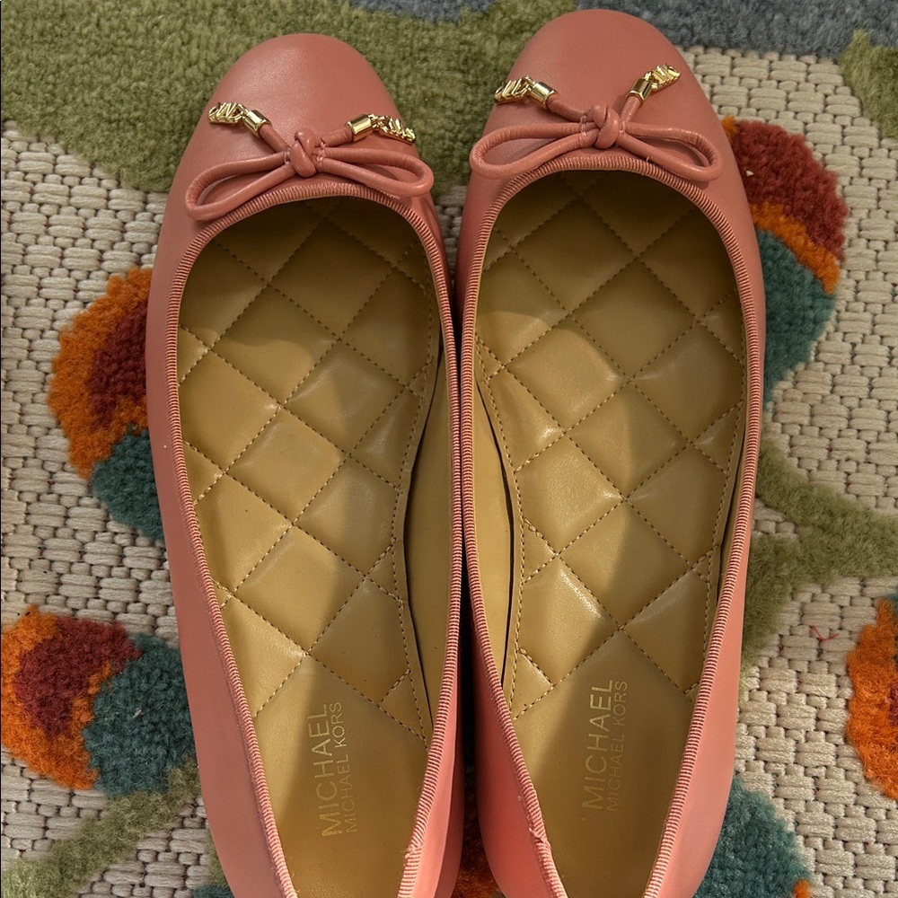Michael Kors Coral Bow Flats